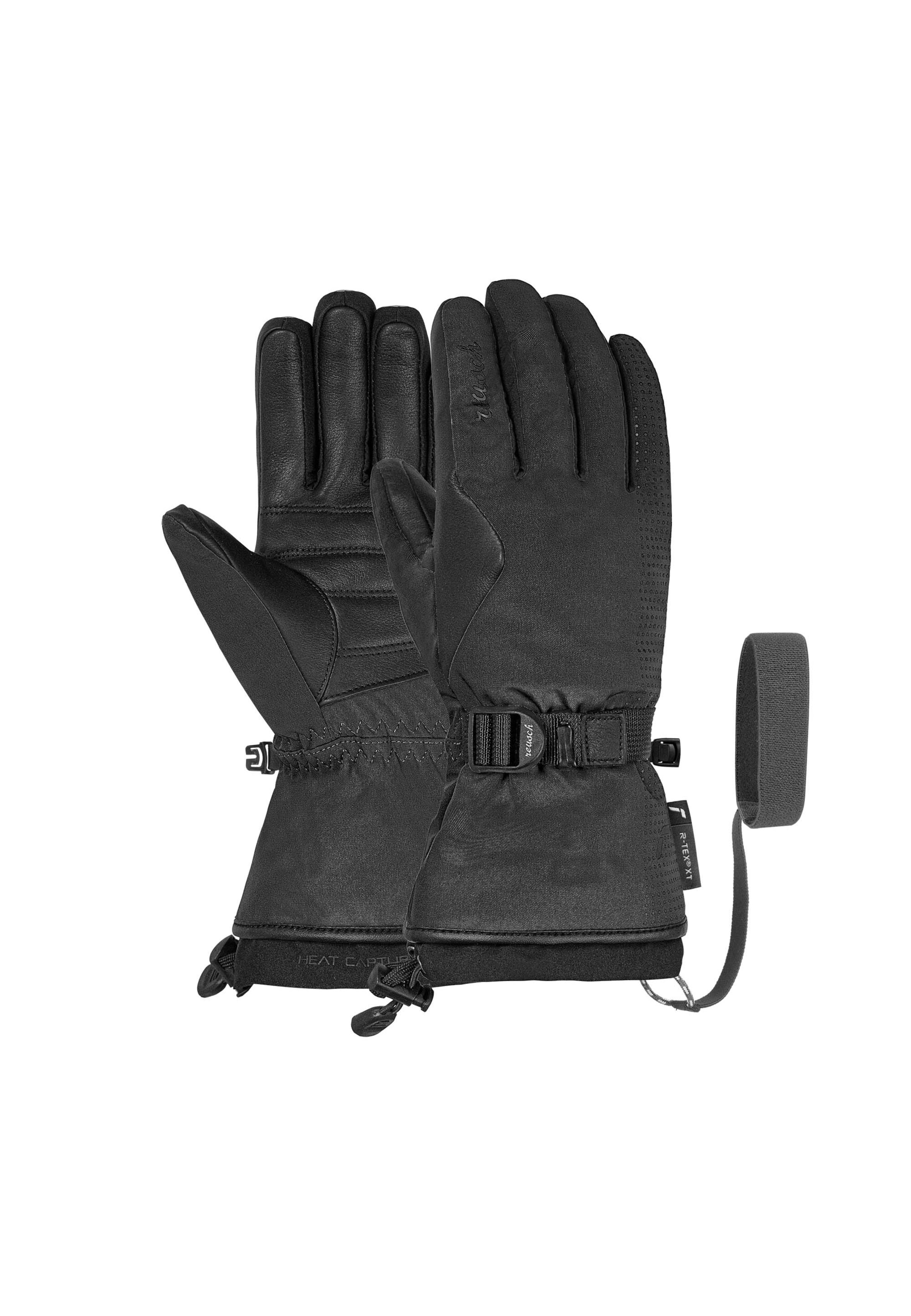 REUSCH Sporthandschoenen 'Bloom' in Zwart: voorkant
