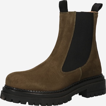 JUTELAUNE Chelsea Boots in Brown: front