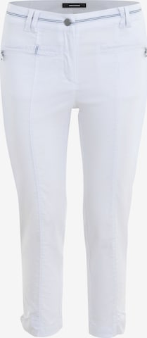 Coupe slim Pantalon Navigazione en blanc : devant