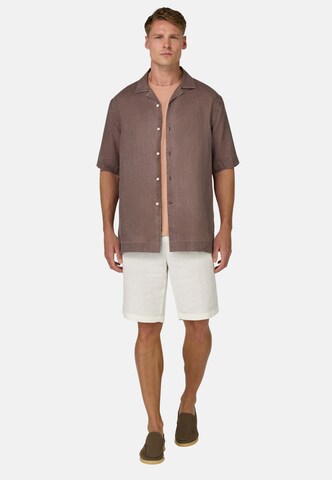 Coupe regular Chemise Boggi Milano en marron
