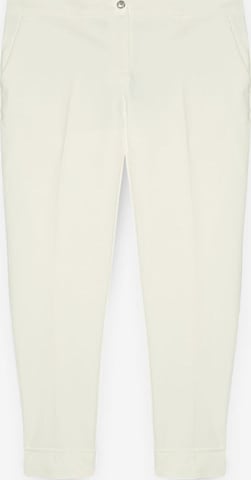 Fiorella Rubino Regular Broek in Wit: voorkant