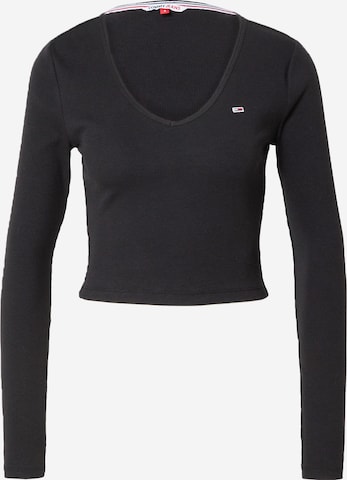 Tommy Jeans Shirt in Schwarz: predná strana