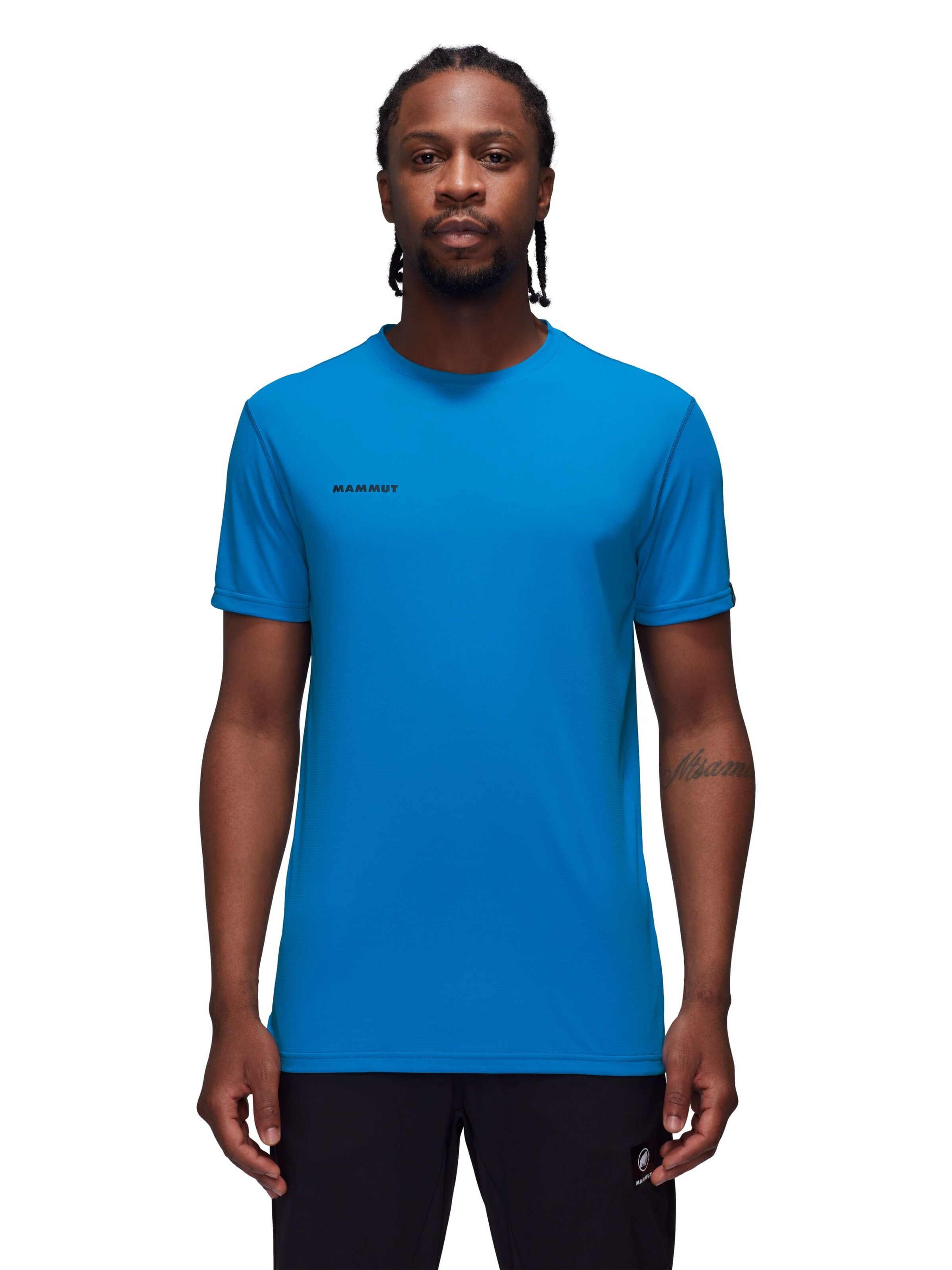 MAMMUT Funktionsshirt ‘Massone' in Blau: Vorderseite