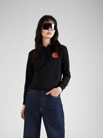 Santa Cruz Sweatshirt in Schwarz: Vorderseite