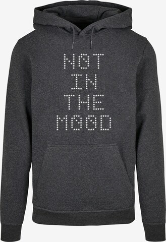 Merchcode Sweatshirt 'NITM-Stars' in Grijs: voorkant