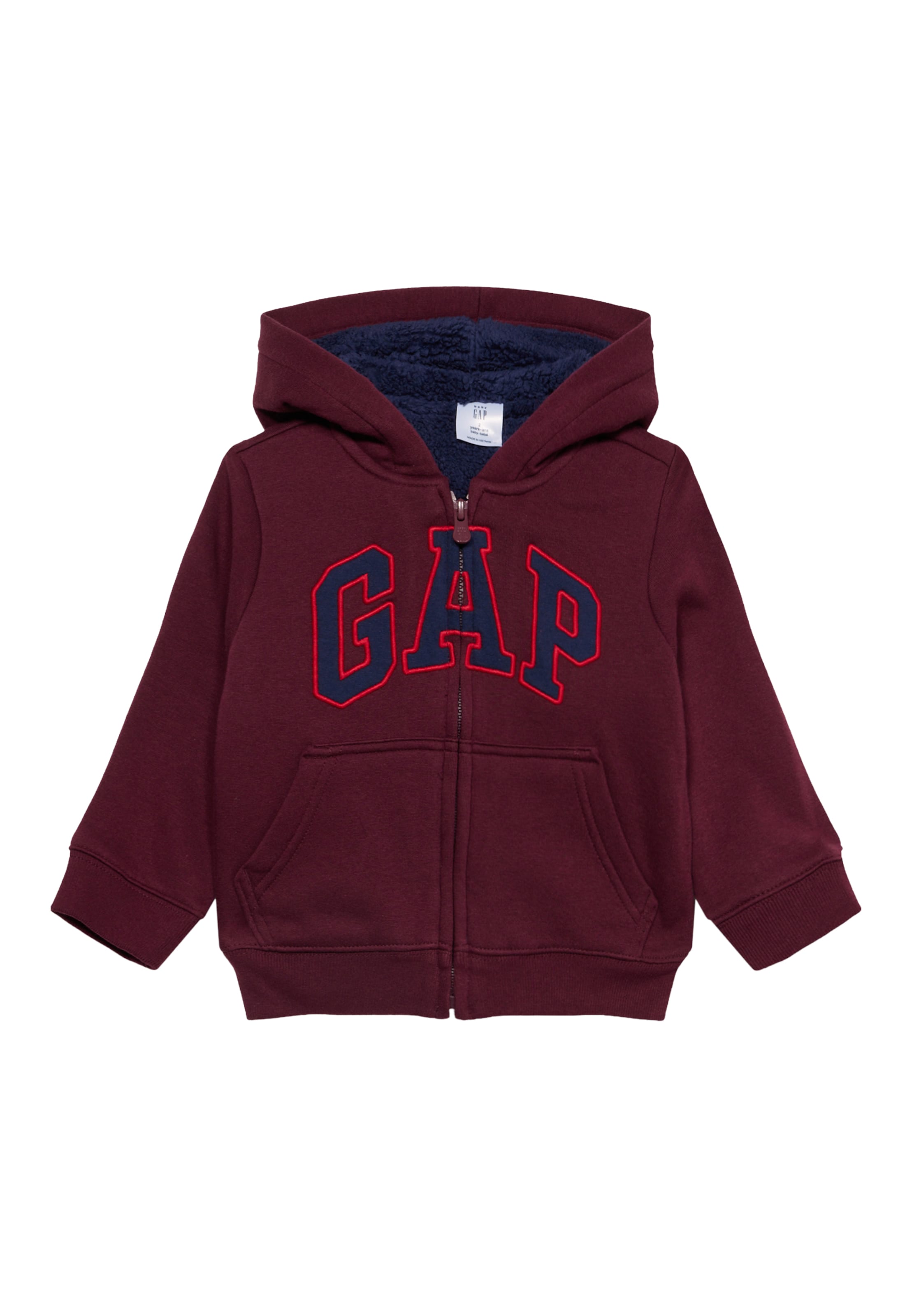 GAP Sweatvest in Rood: voorkant