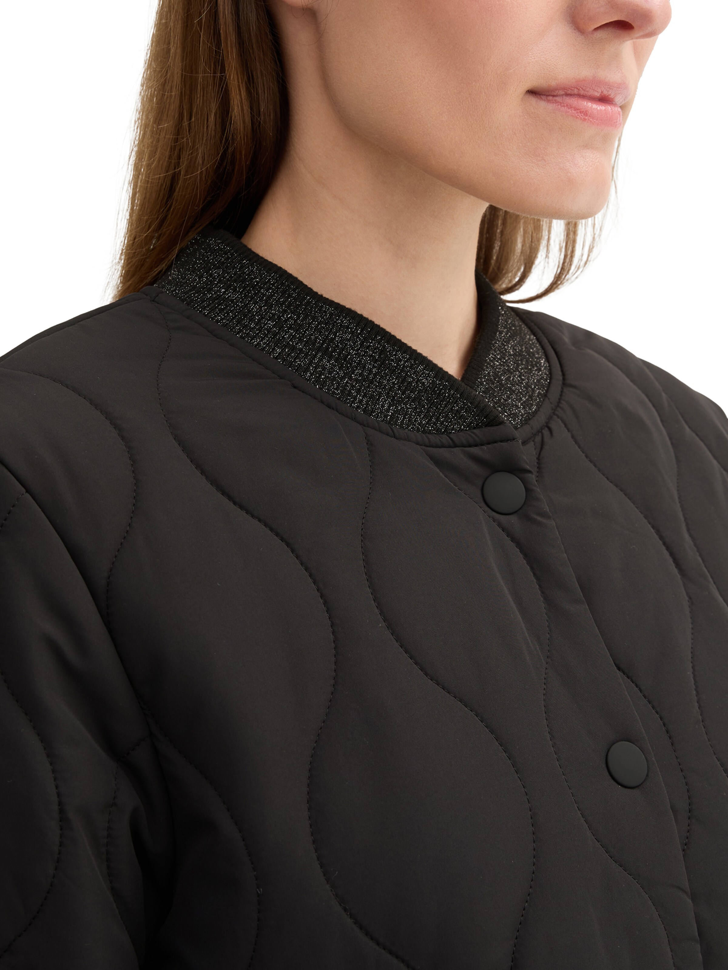 TOM TAILOR Jacke in Schwarz