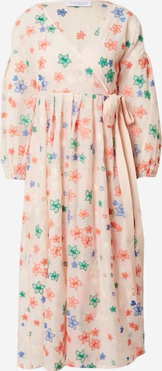 Rochie 'Nela' Hofmann Copenhagen pe albastru / verde / portocaliu caisă / corai, Vizualizare produs