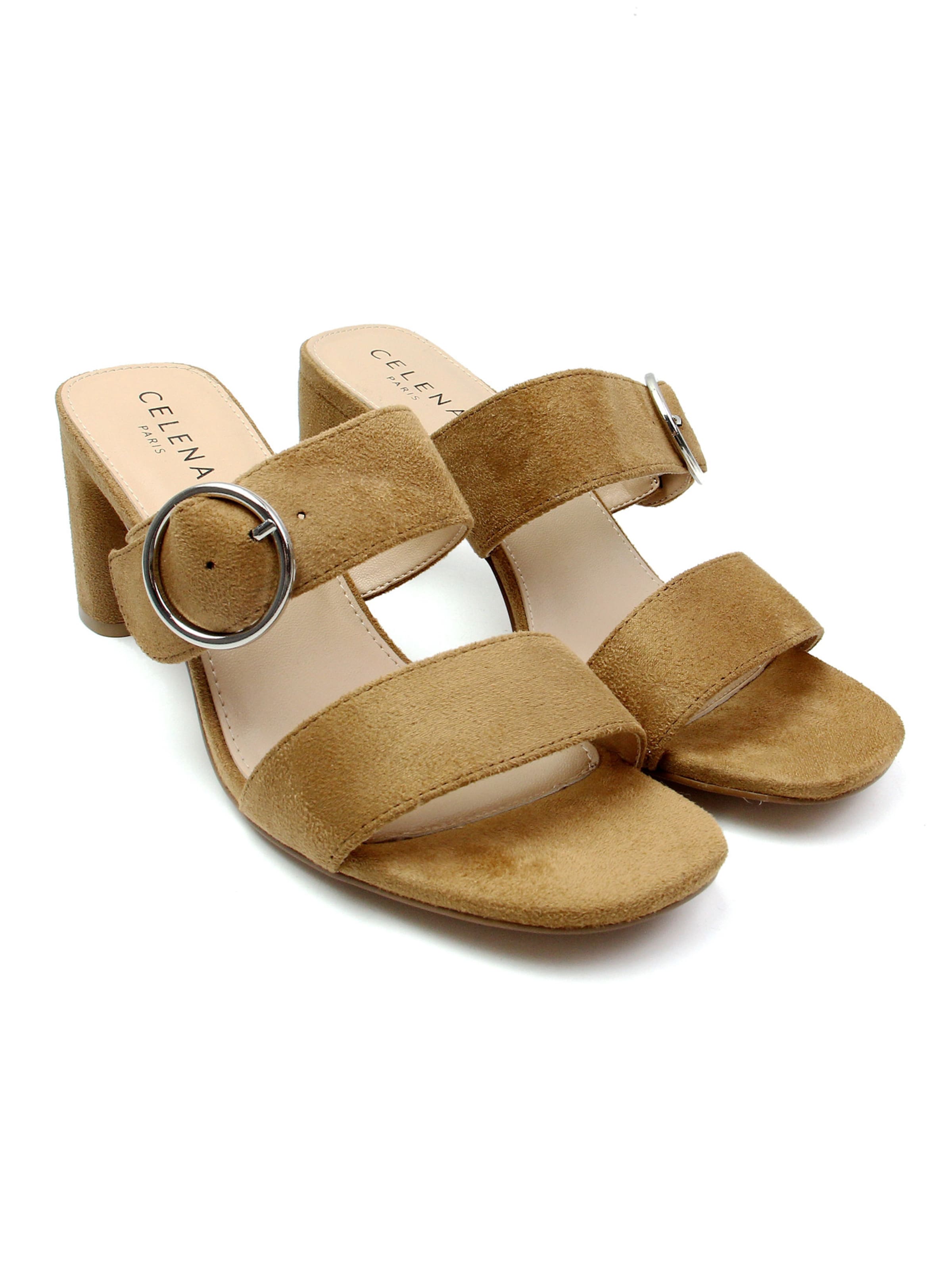 Celena Pantolette 'Cattaleya' in Braun