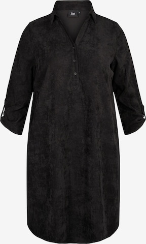Zizzi Φόρεμα 'EELENA' σε μαύρο: μπροστά