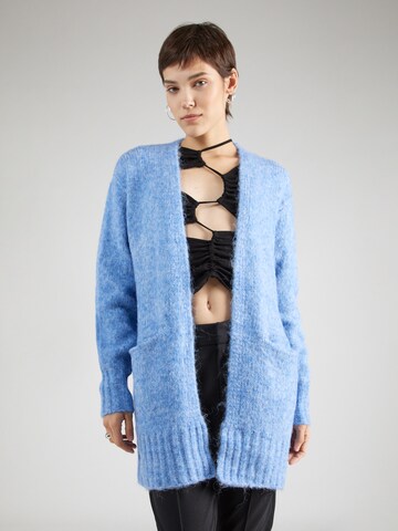 Kaffe Knit Cardigan 'Alioma' in Blue: front