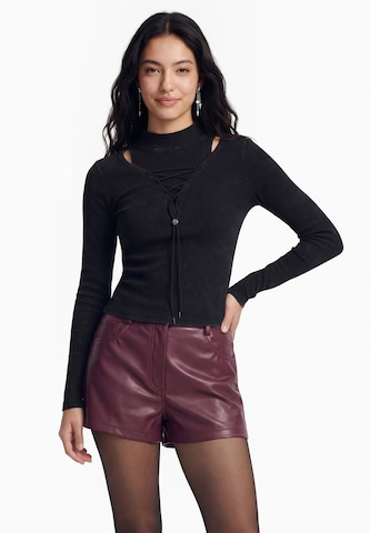 myMo ROCKS Shirt in Zwart: voorkant