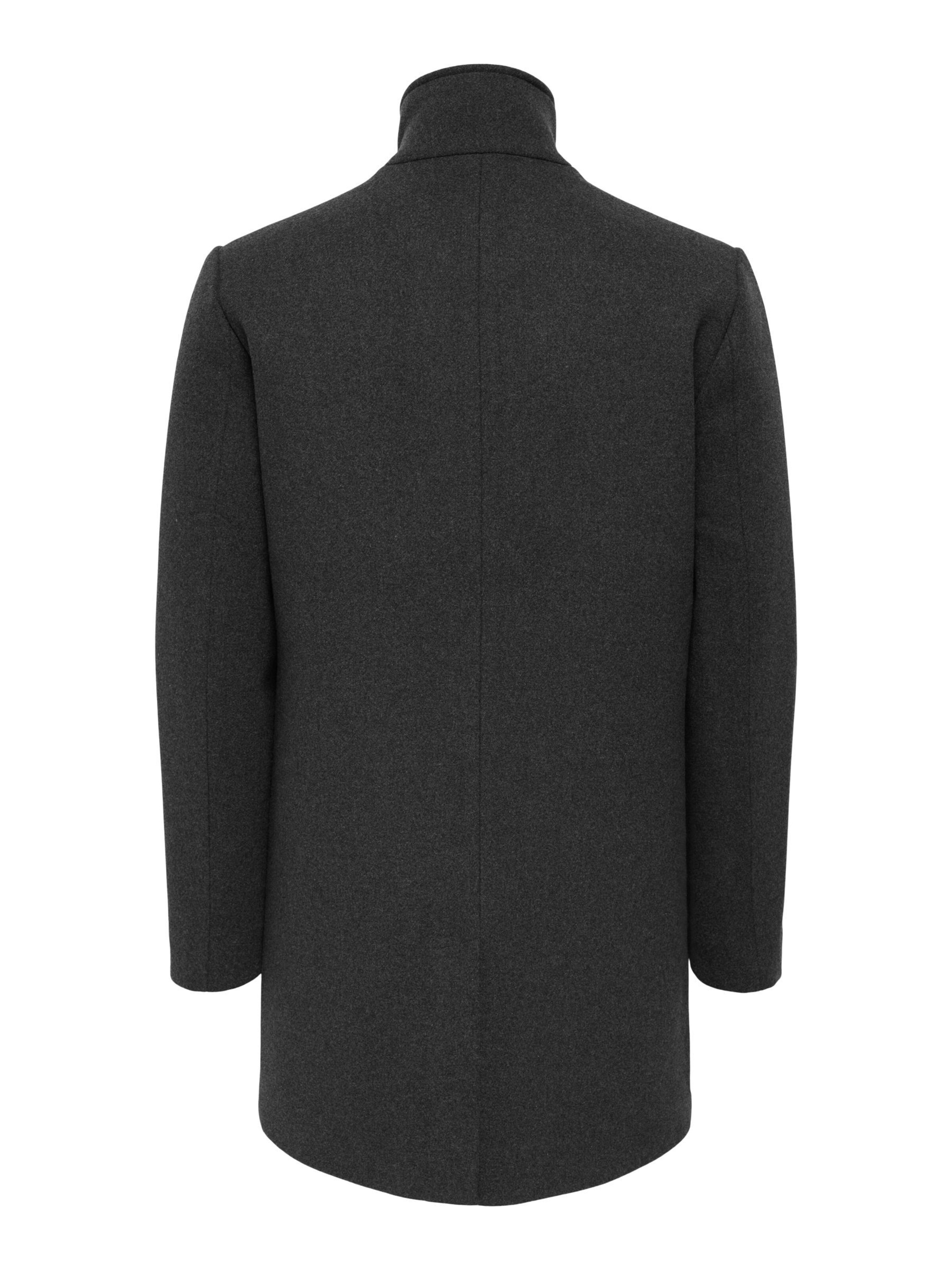 Only & Sons Between-seasons coat in Grey