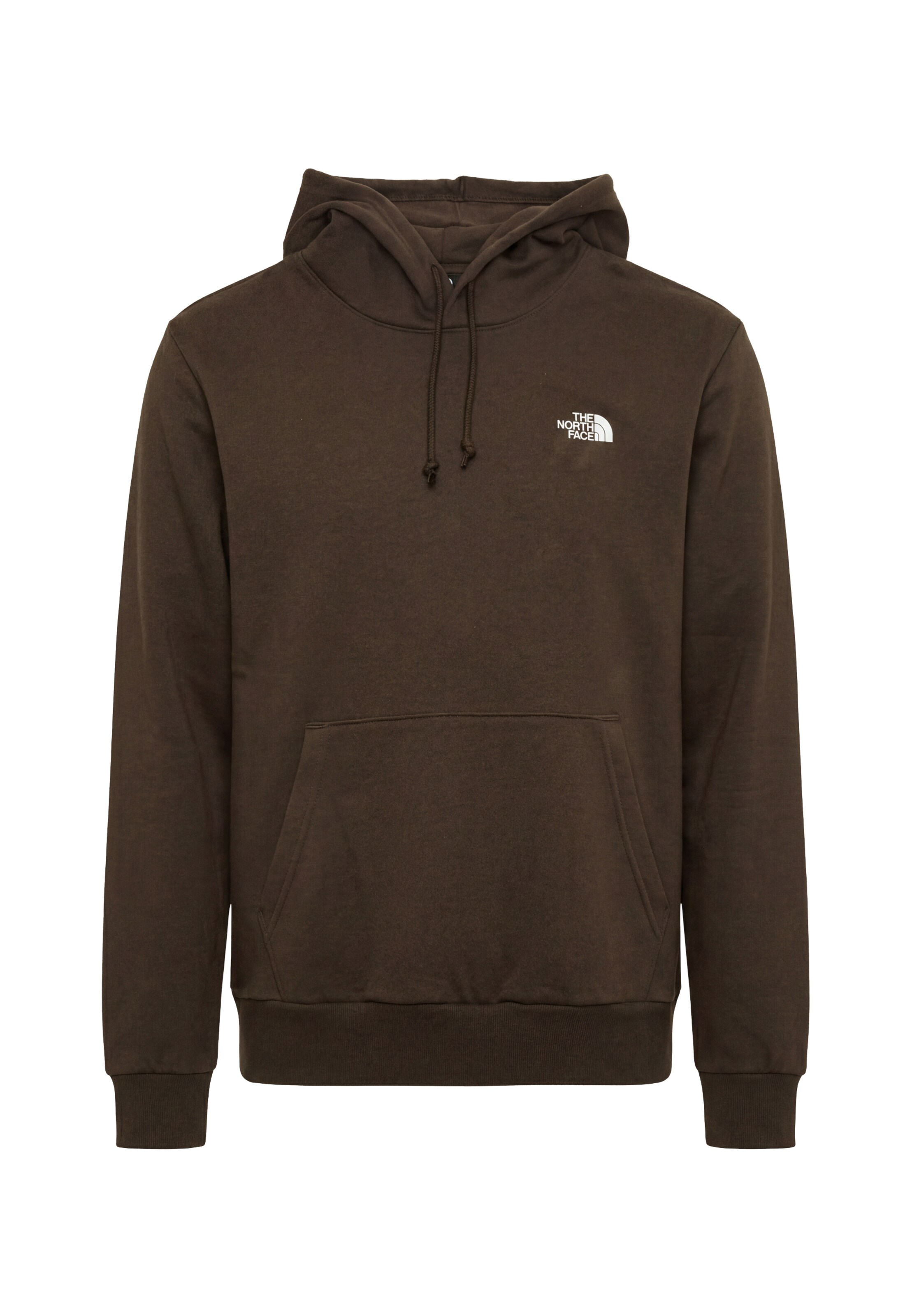 THE NORTH FACE Sweat-shirt 'EVOLUTION SIMPLE DOME' en XS en chocolat / blanc, Vue avec produit