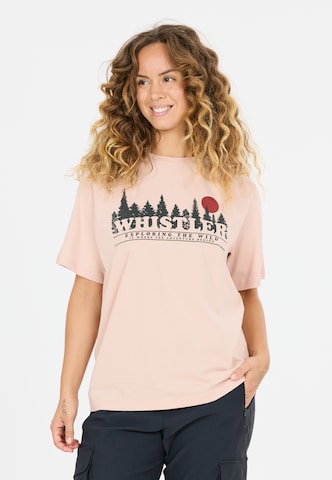 Whistler Performance shirt 'Cashew' in Pink: front