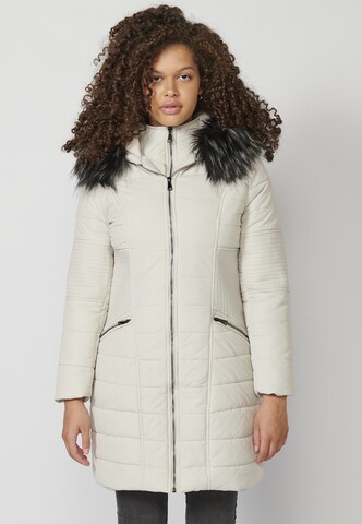 Parka d’hiver KOROSHI en blanc