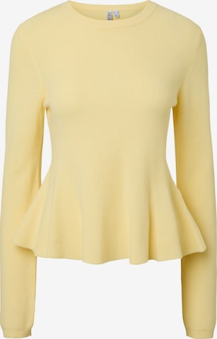 PIECES - Jersey 'PCJan' en amarillo: frente