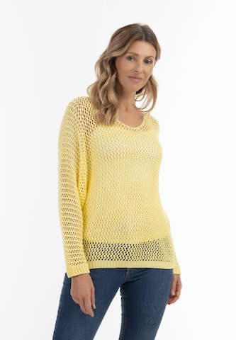 usha FESTIVAL Sweater in Yellow: front