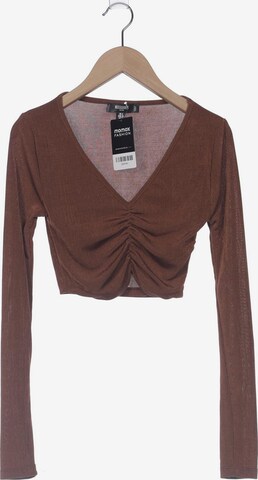 Missguided Petite Langarmshirt XXS in Braun: Vorderseite