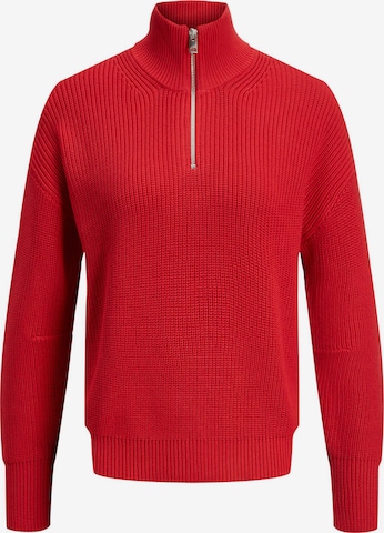 JJXX Пуловер 'Leya' в червено: отпред