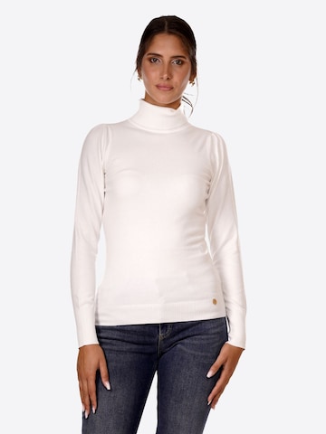 Pullover 'Maglia' di Yes Zee in bianco