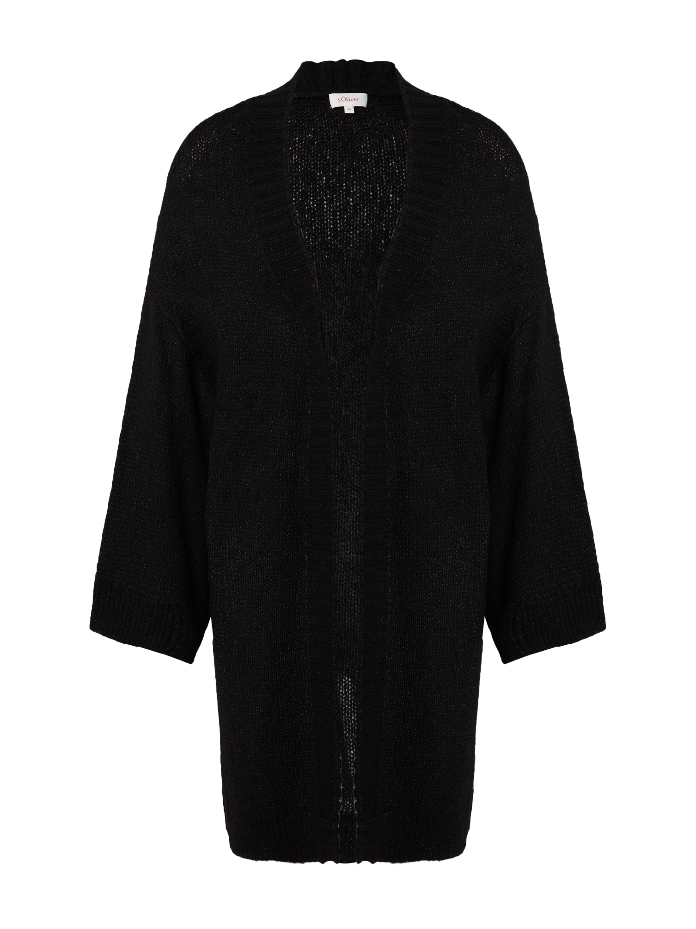 Cardigan s.Oliver en noir : devant