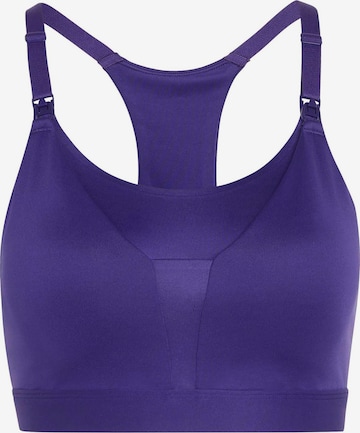 Sutien sport 'OPTIME WORKOUT' de la ADIDAS PERFORMANCE pe mov: față