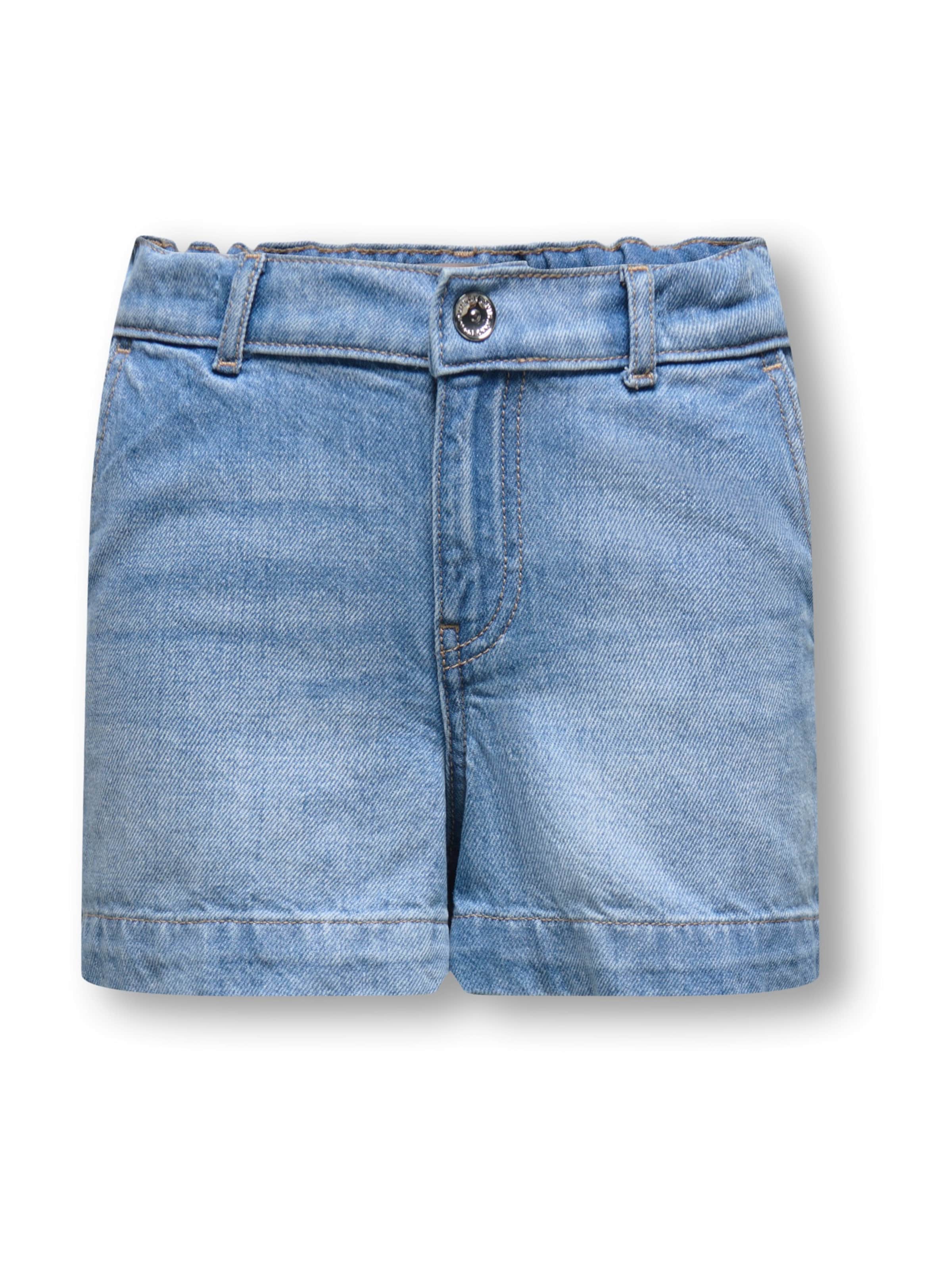 ONLY GIRLS Shorts 'KOGCOMET' in blue denim, Produktansicht