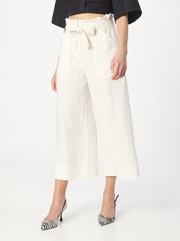 MAX&Co. Wide leg Broek 'FINESTRA' in Beige: voorkant