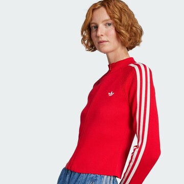 ADIDAS ORIGINALS Вязаная кофта 'Adicolor' в Красный