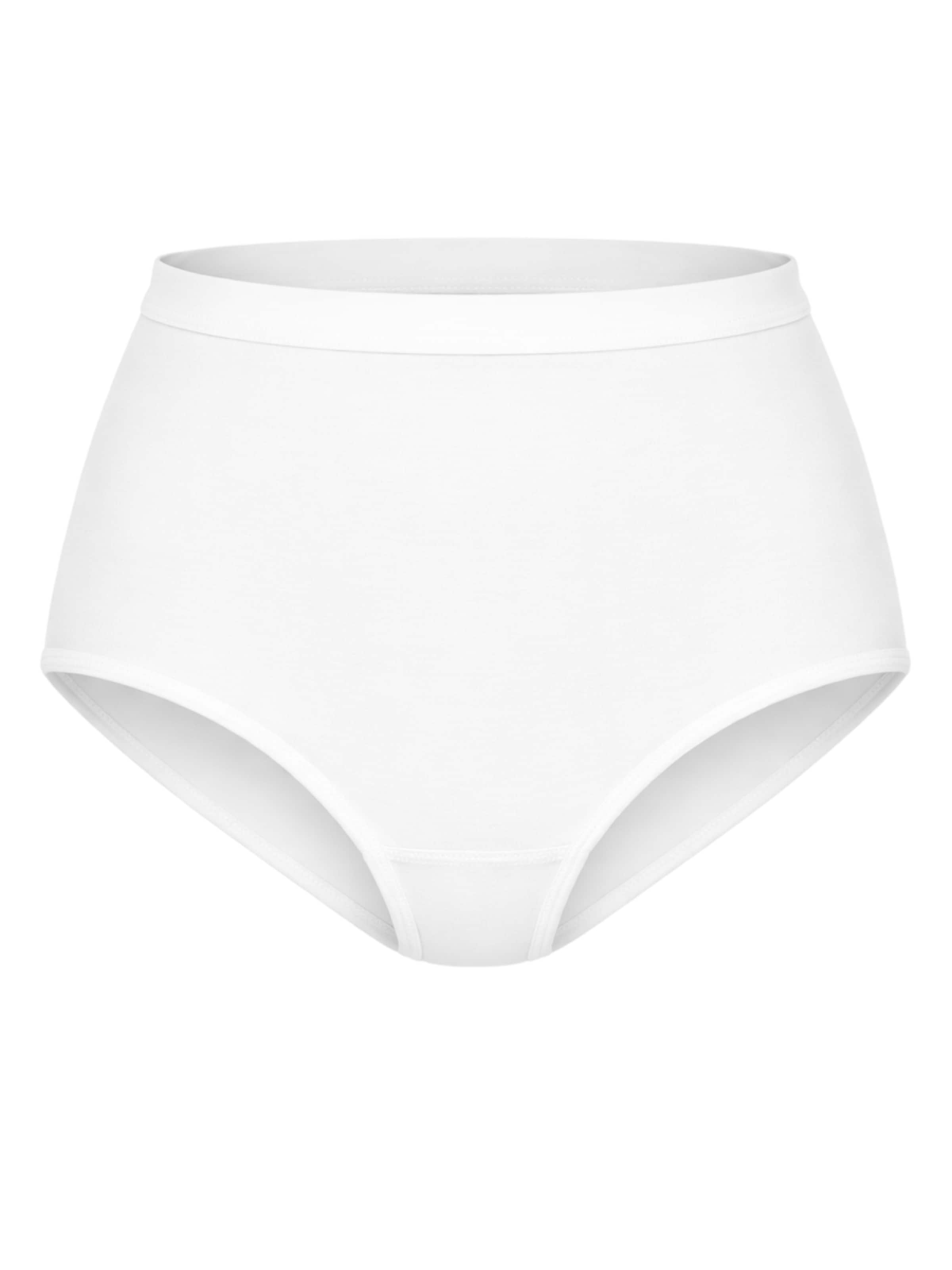 Blackspade Panty in Weiß: Vorderseite