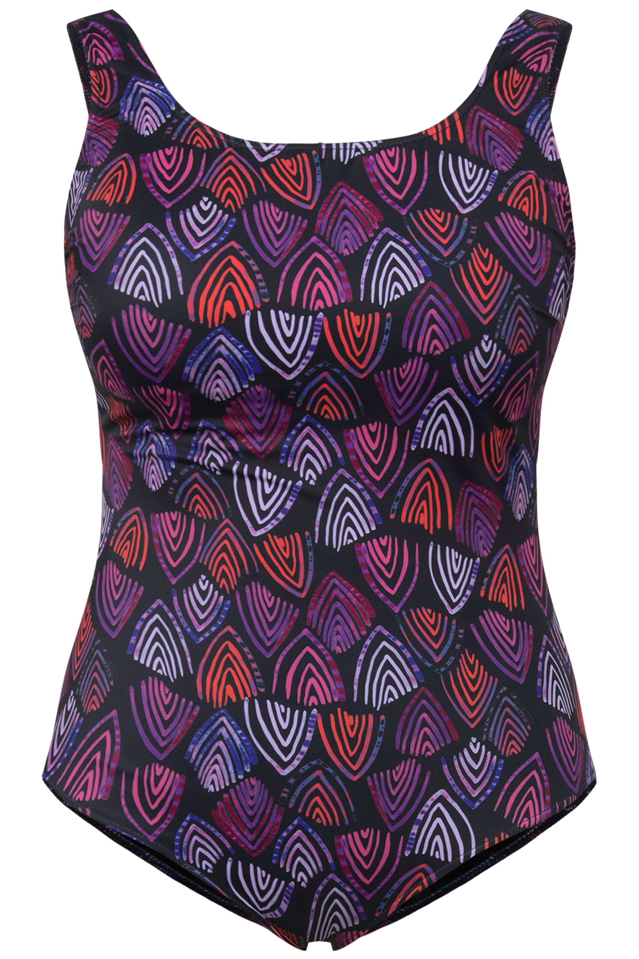 Bustier Maillot de bain Ulla Popken en bleu : devant