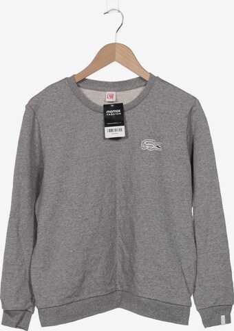 Lacoste LIVE Sweatshirt & Zip-Up Hoodie in XL in Grey: front