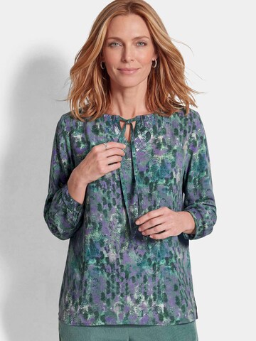 Goldner Blouse in Groen: voorkant