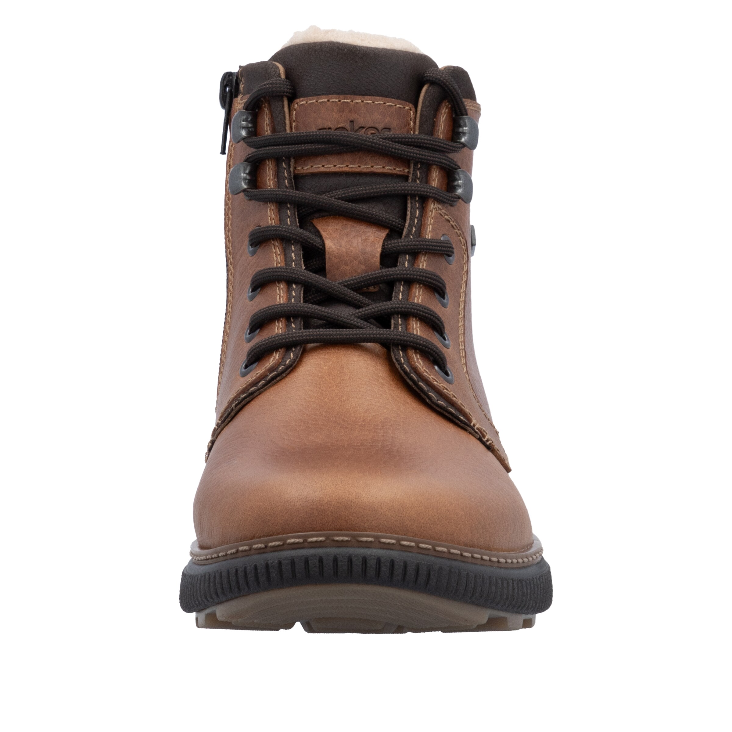 Rieker - Botas com atacadores em castanho