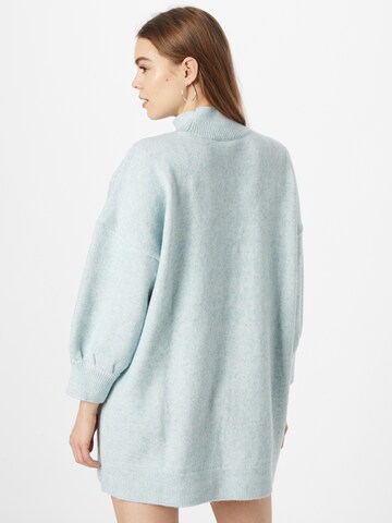 Monki Gebreide jurk in Blauw