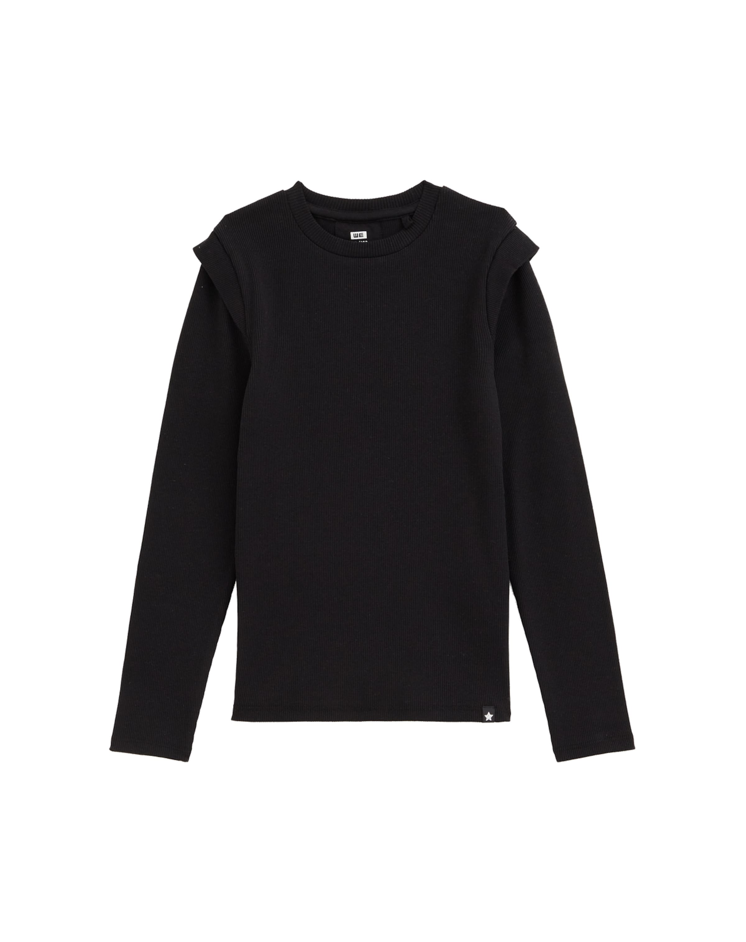 WE Fashion T-shirt i svart: framsida