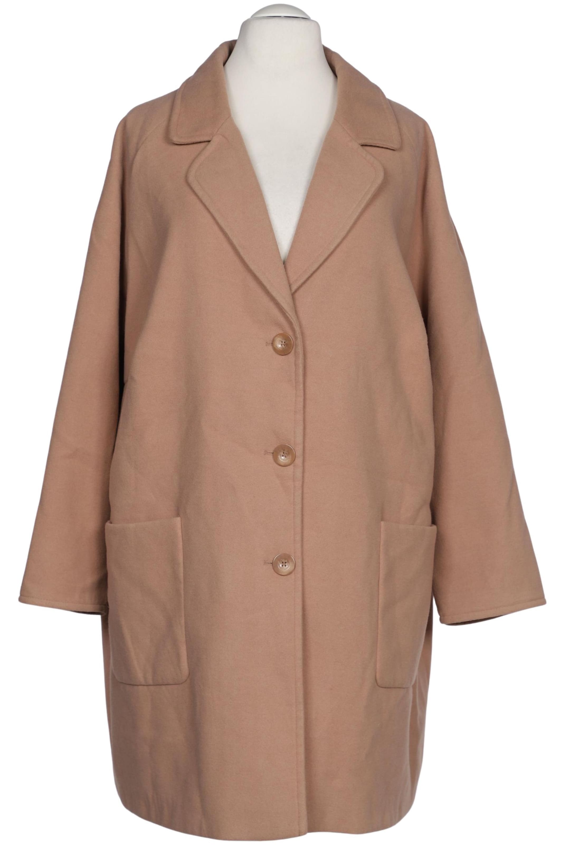 Ulla Popken Mantel 9XL in Beige: Vorderseite