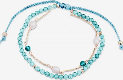 Luxenter Bracelet 'Athat' en 16 cm en turquoise, Vue avec produit