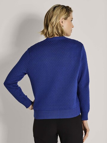 MADELEINE Gebreid vest in Blauw