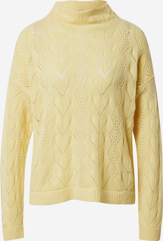 UNITED COLORS OF BENETTON Sweater in Yellow: front