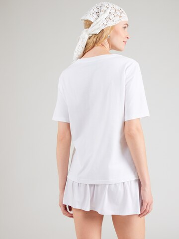 T-shirt 19V69 ITALIA en blanc : derrière