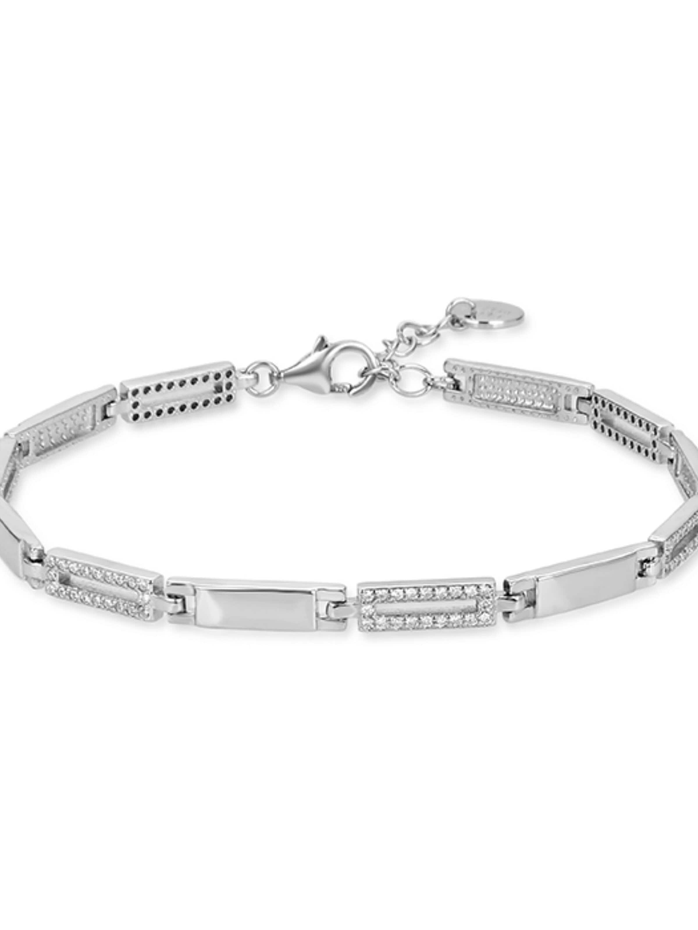 Luxenter Armband 'Amim' i silver: framsida