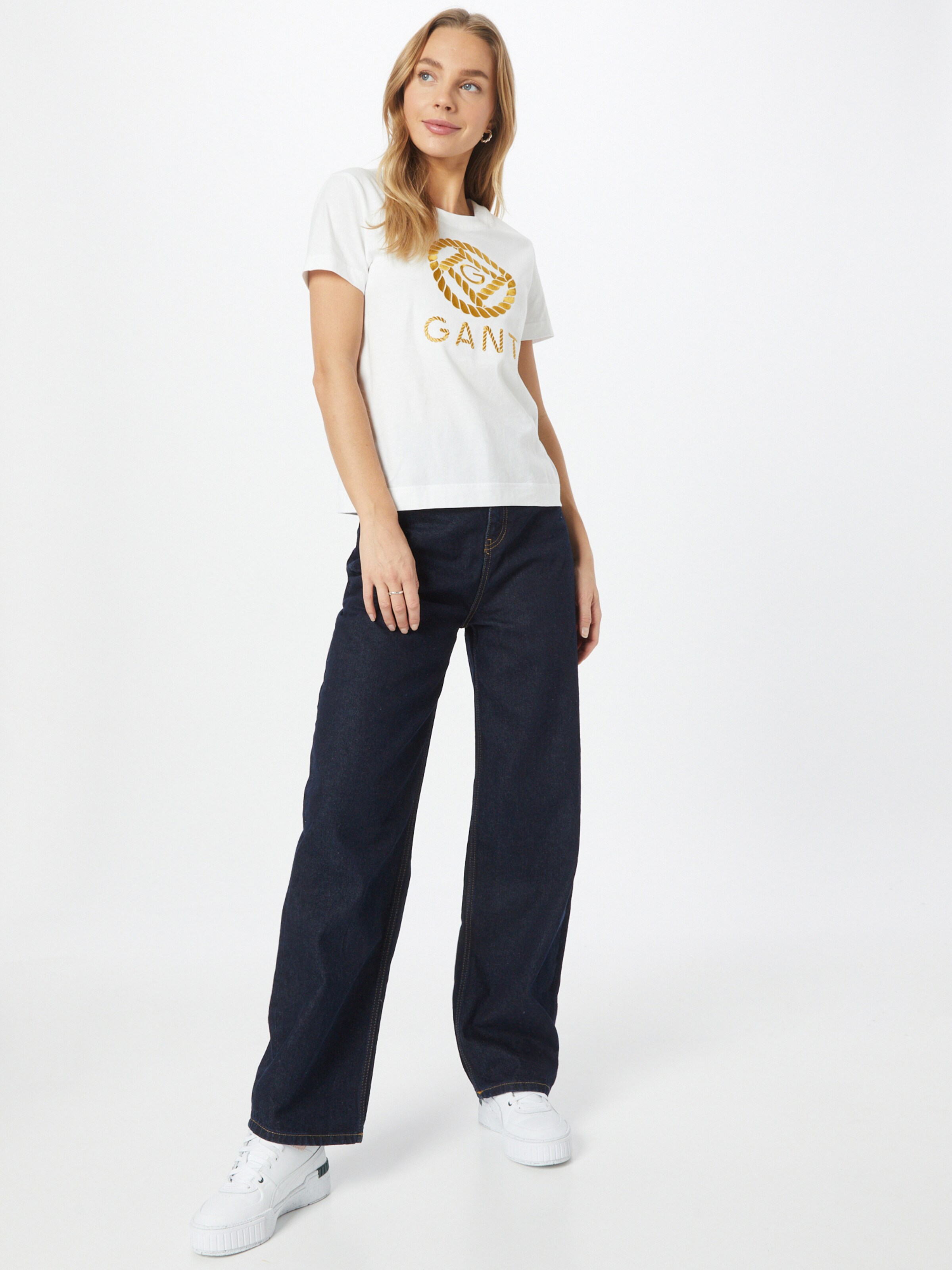 Frauen Shirts & Tops GANT T-Shirt in Weiß - LS59961 Frauen Shirts & Tops GANT T-Shirt in Weiß - LS59961
