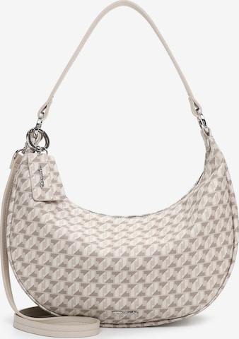 Borsa a spalla 'Francesca' di Tamaris in beige: frontale