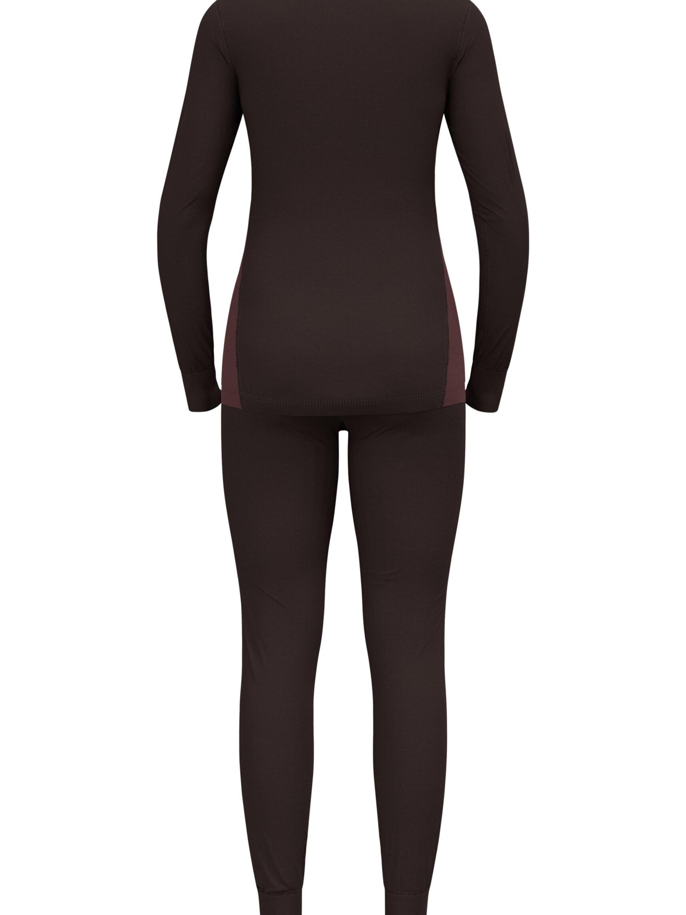 Invisible Ensemble de linge 'ACTIVE WARM' ODLO en noir