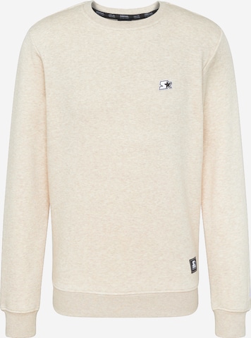 Starter Black Label Sweatshirt 'Essential' in Beige: predná strana