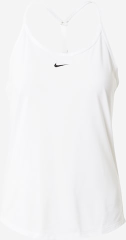 NIKE Sporttop 'ELSTKA' in Wit: voorkant