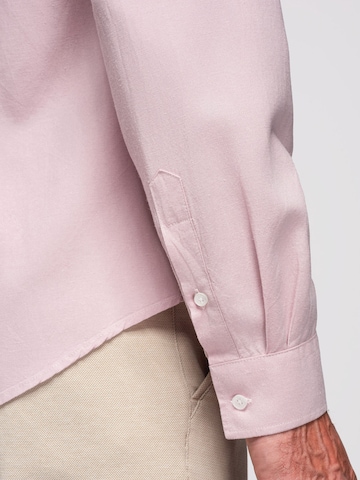 Coupe regular Chemise business Ombre en rose