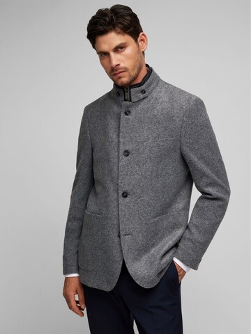 HECHTER PARIS Regular fit Blazer in Grey: front